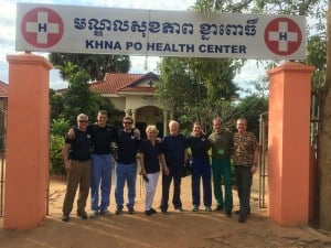 Dr. Philip Bhaskar and his team while serving International Health Emissaries